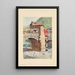 Le pont à Sospel - Pierre Vignal — framed artwork on a wall