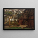 Fassade eines Bauernhofs - Piet Mondrian — gerahmtes Bild an der Wand