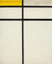 Komposition mit doppelter Linie und Gelb - Piet Mondrian — Ansicht des Kunstwerks