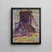 Der Windmühle von Winkel - Piet Mondrian — gerahmtes Bild an der Wand