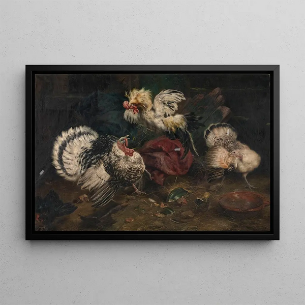 Piet Van Engelen - Fighting Cocks.webp