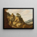 Un paesaggio del sud con rovine - Pieter Anthonisz van Groenewegen — quadro incorniciato alla parete