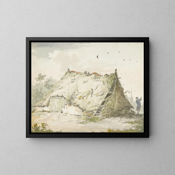 Fermo in rovina - Pieter Bartholomeusz Barbiers — quadro incorniciato alla parete