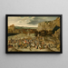 Calvaire - Pieter Brueghel der Jüngere — gerahmtes Bild an der Wand