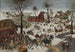 Der Volkszählung in Bethlehem nach Pieter Brueghel dem Älteren - Pieter Brueghel der Jüngere — Ansicht des Kunstwerks