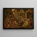 Le sette opere di misericordia - Pieter Brueghel il Giovane — quadro incorniciato alla parete