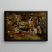 Visite aux paysans - Pieter Brueghel il Giovane — quadro incorniciato alla parete