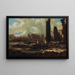 Il Ponte Nuovo, la Città, la Torre e la Porta di Nesle - Pieter Casteels — quadro incorniciato alla parete