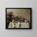 Stillleben mit einem Fisch - Pieter Claesz — gerahmtes Bild an der Wand