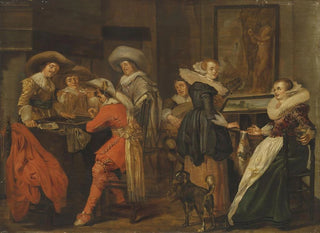 Pieter Codde - An elegant company in an interior.webp