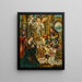 L'Adorazione dei pastori Luca 2:16-20 - Pieter Coecke van Aelst — quadro incorniciato alla parete