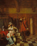 Träger schlechter Nachrichten - Pieter de Hooch — Ansicht des Kunstwerks