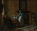 Freizeitzeit in einem eleganten Rahmen - Pieter de Hooch — Ansicht des Kunstwerks