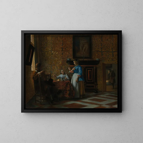Pieter De Hooch - Leisure Time in an Elegant Setting.webp