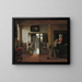 La Chambre à coucher - Pieter de Hooch — quadro incorniciato alla parete