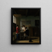 La Visite - Pieter de Hooch — quadro incorniciato alla parete