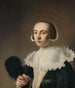 Portrait einer Frau - Pieter Dubordieu — Ansicht des Kunstwerks