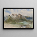 L'antico monastero cistercense di Bebenhausen vicino a Tübingen - Pieter Francis Peters — quadro incorniciato alla parete
