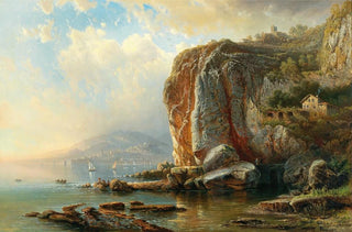 Pieter Franciscus Peters - On the Coast of Menton.webp
