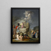 Moses and the Brazen Serpent - Pieter Fransz de Grebber — framed artwork on a wall