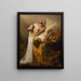 Der Opferung Isaaks - Pieter Fransz de Grebber — gerahmtes Bild an der Wand