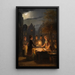 Night Market Painting - Pieter Gerardus Sjamaar — framed artwork on a wall