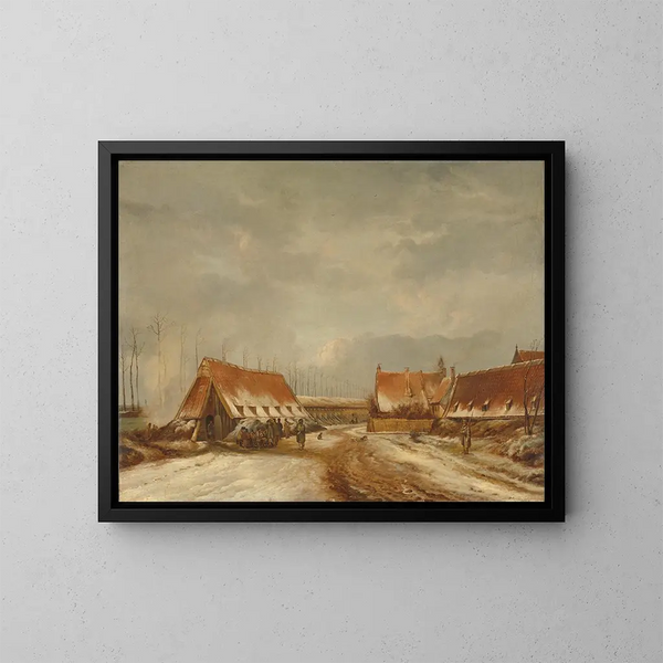 Le casematte prima di Naarden 1814 - Pieter Gerardus van Os — quadro incorniciato alla parete