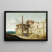 Church of Santa Maria della Febbre Rome - Pieter Jansz Saenredam — framed artwork on a wall