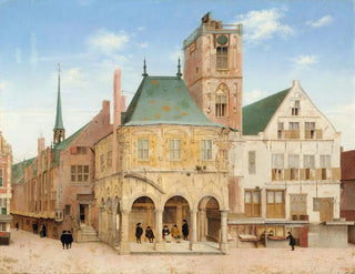 L'ancien hôtel de ville d'Amsterdam - Pieter Jansz Saenredam — Ansicht des Kunstwerks