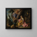 Hagar e l'Angelo - Pieter Lastman — quadro incorniciato alla parete