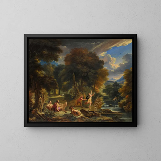 Pieter Mulier the Elder - Pan And Syrinx In A River Landscape.webp