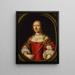Portrait einer Dame - Pieter Nason — gerahmtes Bild an der Wand