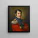 Portrait des Oberstabsfeldwebels Leonhard Miville-Keller - Pieter Recco — gerahmtes Bild an der Wand