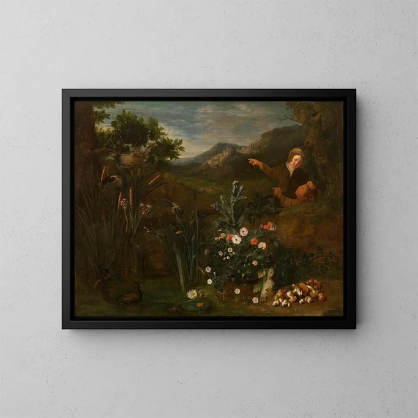 Le Nid d'oiseaux - Pieter Snyers — gerahmtes Bild an der Wand