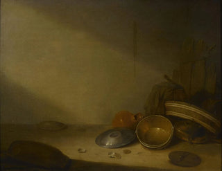 Pieter Symonsz Potter - Still life with old dishes.webp