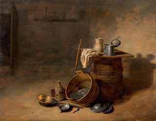 Pieter Van Den Bosch - Composition aux cuivres et aux plats dtain.webp
