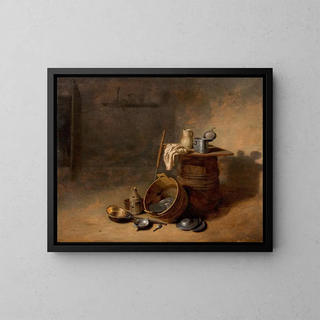 Pieter Van Den Bosch - Composition aux cuivres et aux plats dtain.webp