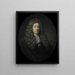 Ritratto di Dominicus Rosmale, direttore della Camera di Rotterdam della Compagnia delle Indie orientali olandese, eletto nel 1677 - Pieter van der Werff — quadro incorniciato alla parete