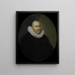 Portrait painting of Ewoud Pietersz van der Horst, director of the Rotterdam Chamber of the Dutch East India Company, elected in 1618 - Pieter van der Werff — framed artwork on a wall