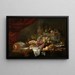 Stillleben - Pieter de Ring — gerahmtes Bild an der Wand