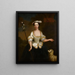 Portrait de Marie Barthélemy en bergère - Pieter van Bleeck — gerahmtes Bild an der Wand
