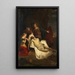Study for the Lamentation of Christ - Pieter van Hanselaere — framed artwork on a wall