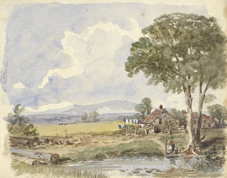 Pieter van Loon - Landschap met boerderij.webp