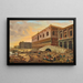 Venice, the Ponte della Paglia with the Doge's Palace - Pieter van Loon — framed artwork on a wall