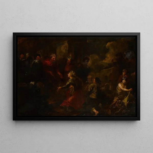 Pietro Dandini - The Queen of Sheba presenting King Solomon with gifts.webp