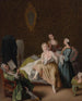 Der Weckruf der Dame - Pietro Longhi — Ansicht des Kunstwerks