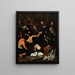 Die Auferstehung Lazares - Pietro Novelli — gerahmtes Bild an der Wand
