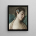 Fille endormie - Pietro Rotari — quadro incorniciato alla parete