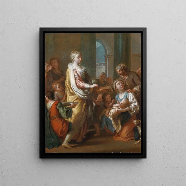 Pietro Rotari - St Elisabeth Distributes Alms.webp