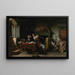 Le gioie della casa - Pietro Saltini — quadro incorniciato alla parete